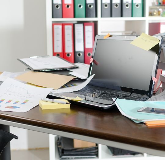 Cluttered Desk